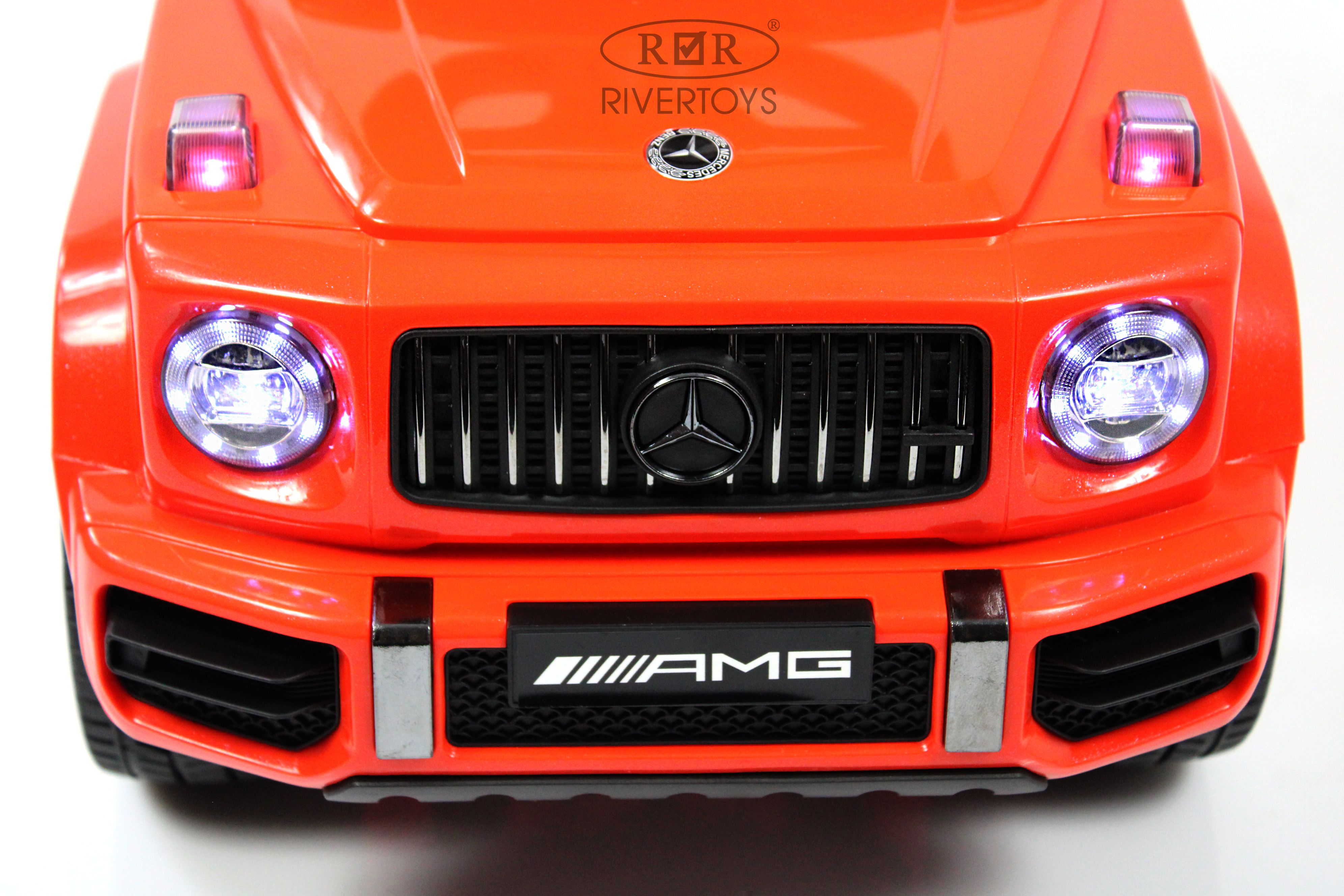 Каталка RIVERTOYS Mercedes-Benz G63 Red Diamond красный - фото 5