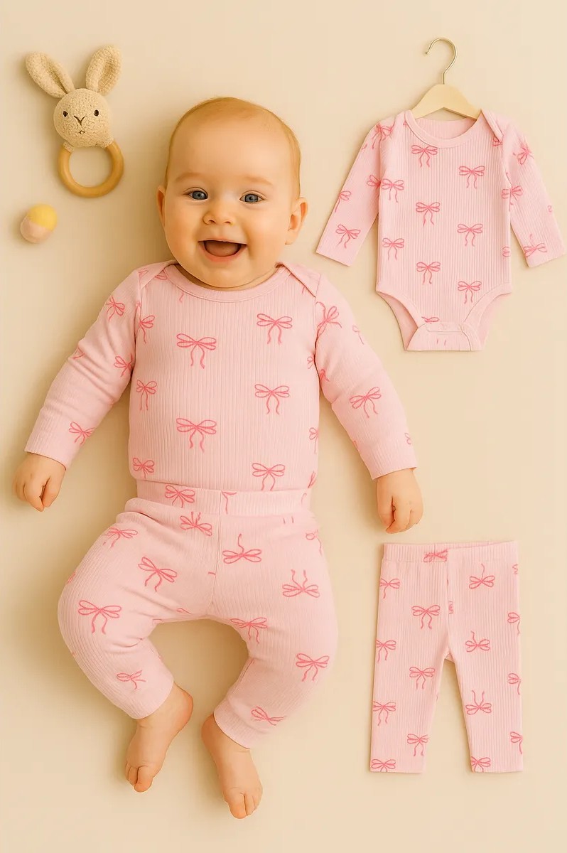 Комплект Mark Formelle (Марк Формэль) 89406/бантики на розовой сказке - фото 1