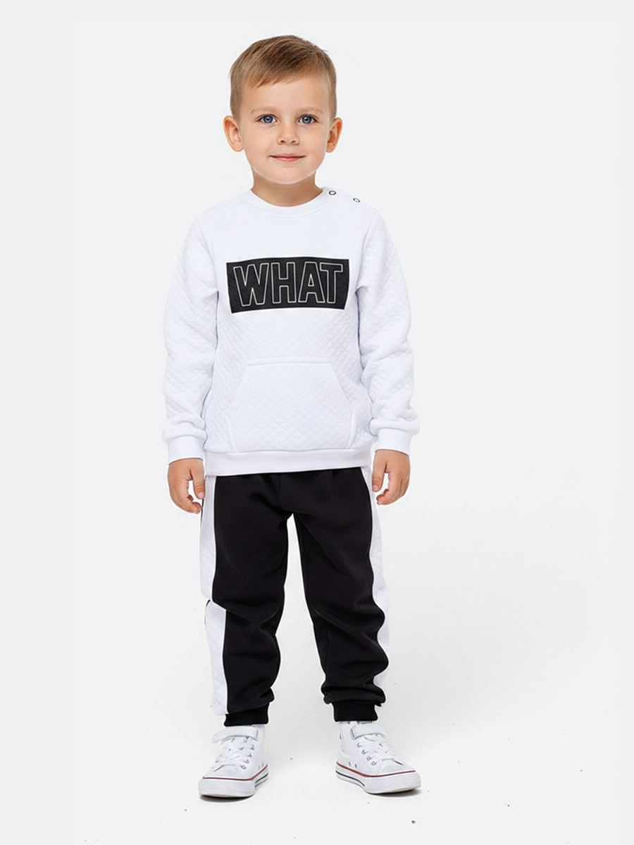 Изображение товара Комплект VEDDI для мальчика - стильный спортивный костюм Изображение товара Комплект VEDDI для мальчика - стильный спортивный костюм