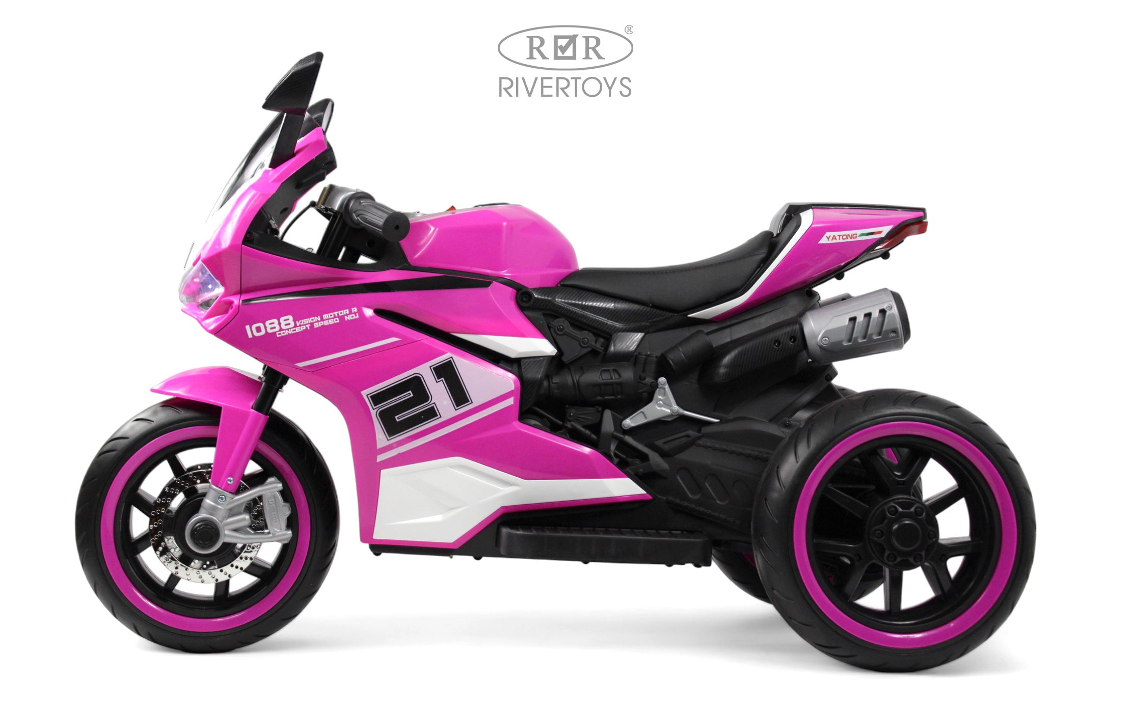 Электромобиль RIVERTOYS C005MC-PINK - фото 2