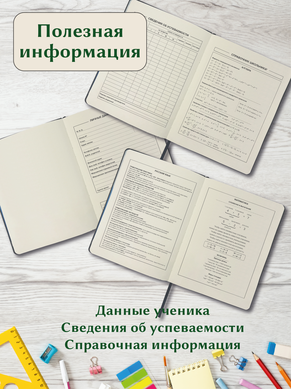 Дневник школьный AXLER 5 – 11 класс для мальчика и девочки - фото 5