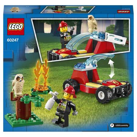 Конструктор LEGO City Fire Лесные пожарные блочный