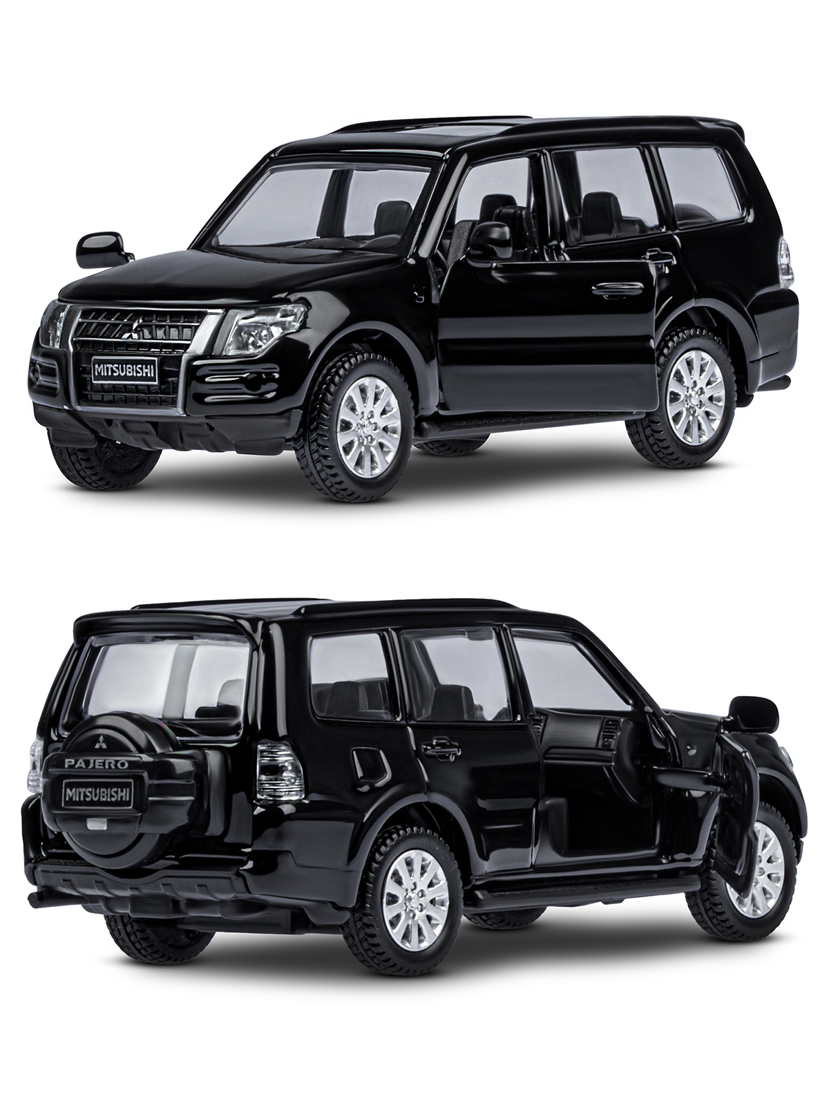 Внедорожник АВТОпанорама Mitsubishi Pajero 4WD Turbo 1:43 JB1251429 - фото 7