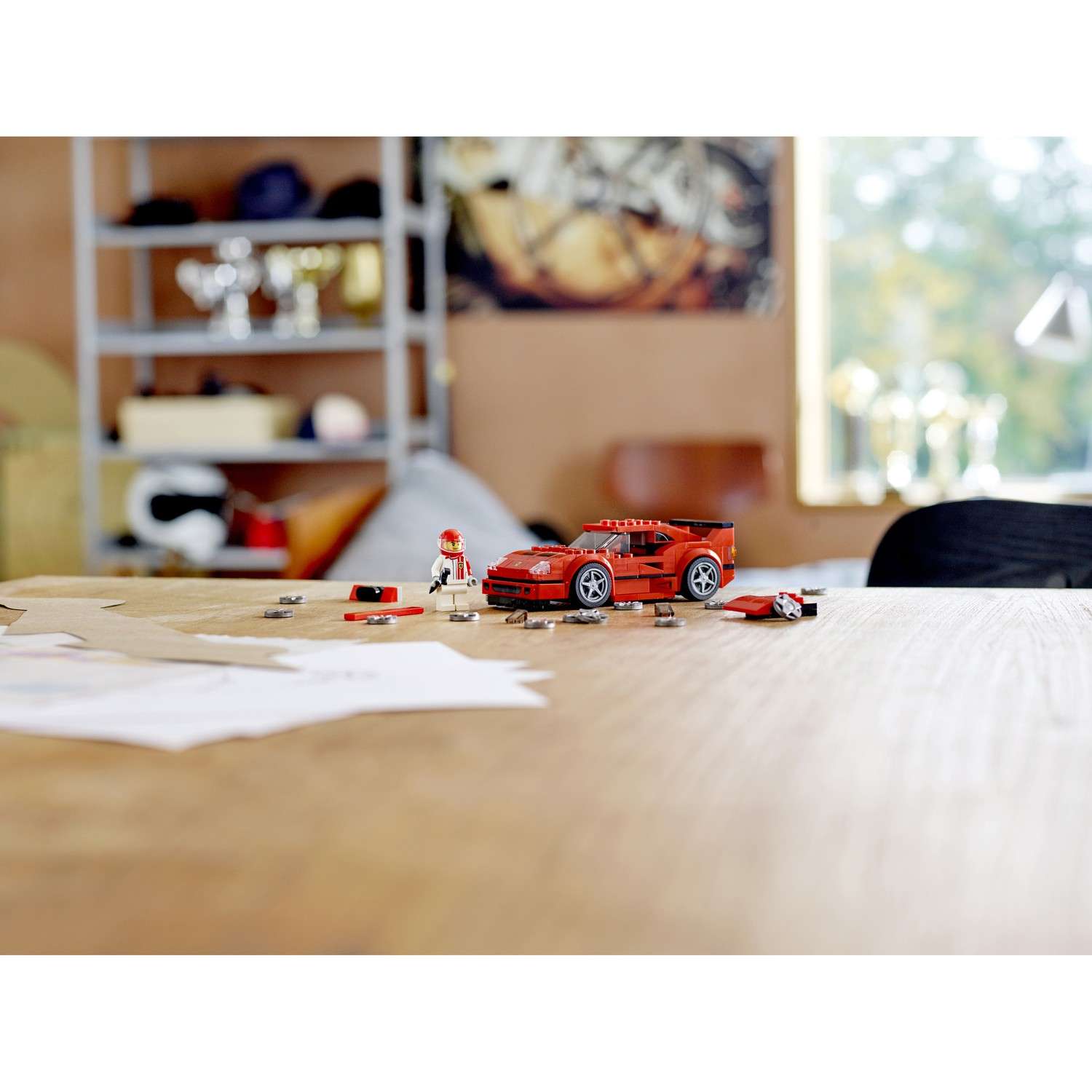 Конструктор LEGO Speed Champions Ferrari F40 Competizione блочный - фото 4