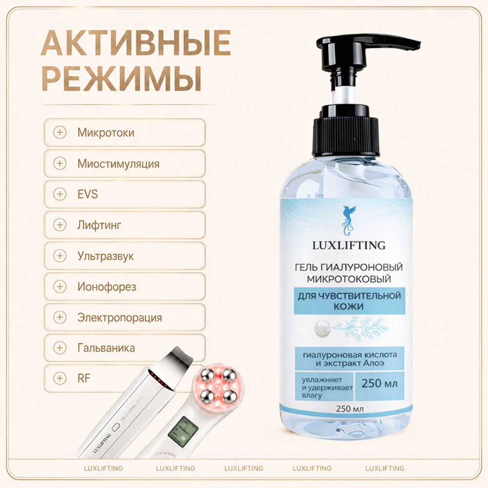 Гель LUXLIFTING для чувствительной кожи 250 мл - фото 9