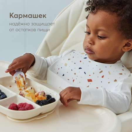 Нагрудник Happy Baby силикон в ассортименте