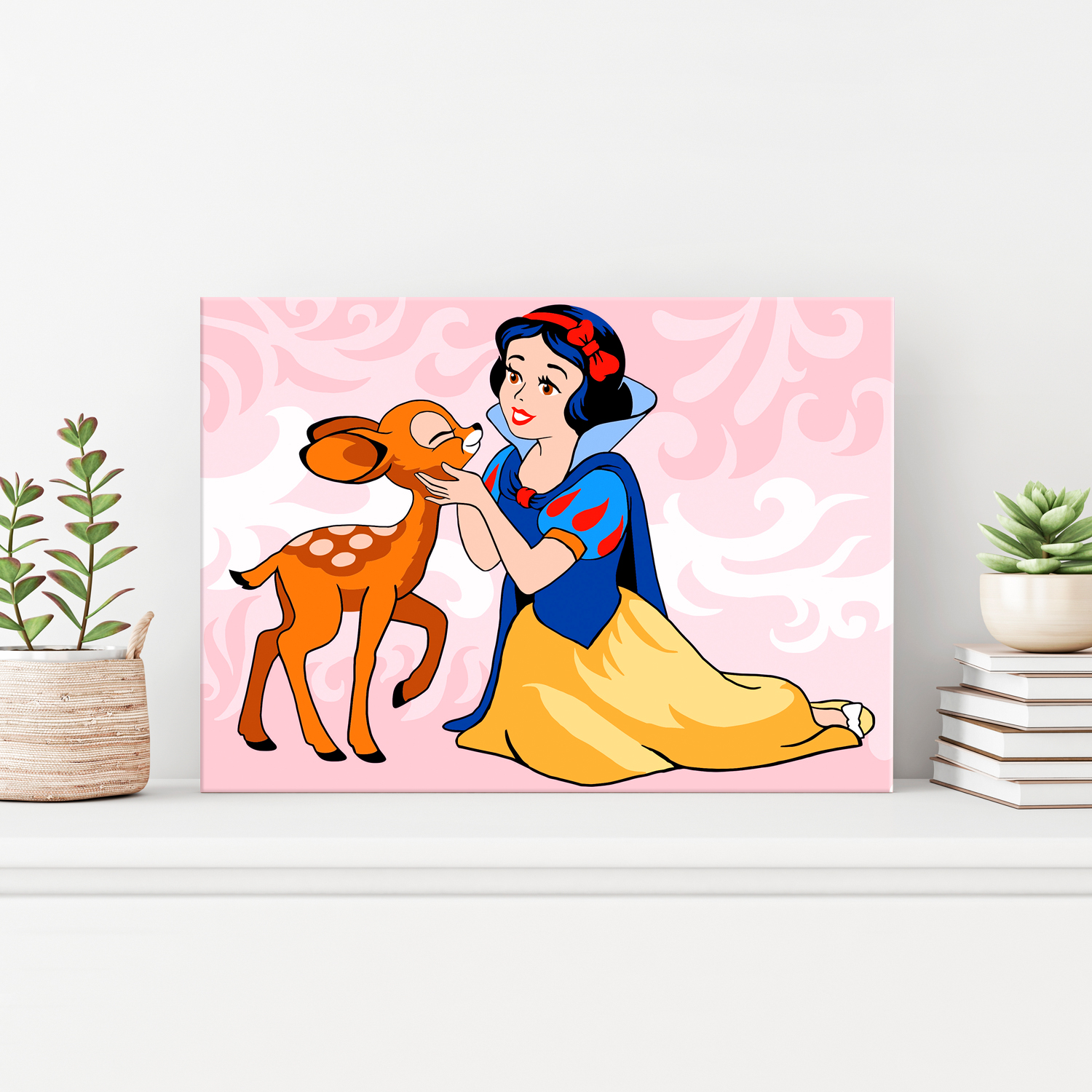 Картина по номерам Hobby Paint Белоснежка и олененок в ассортименте - фото 3