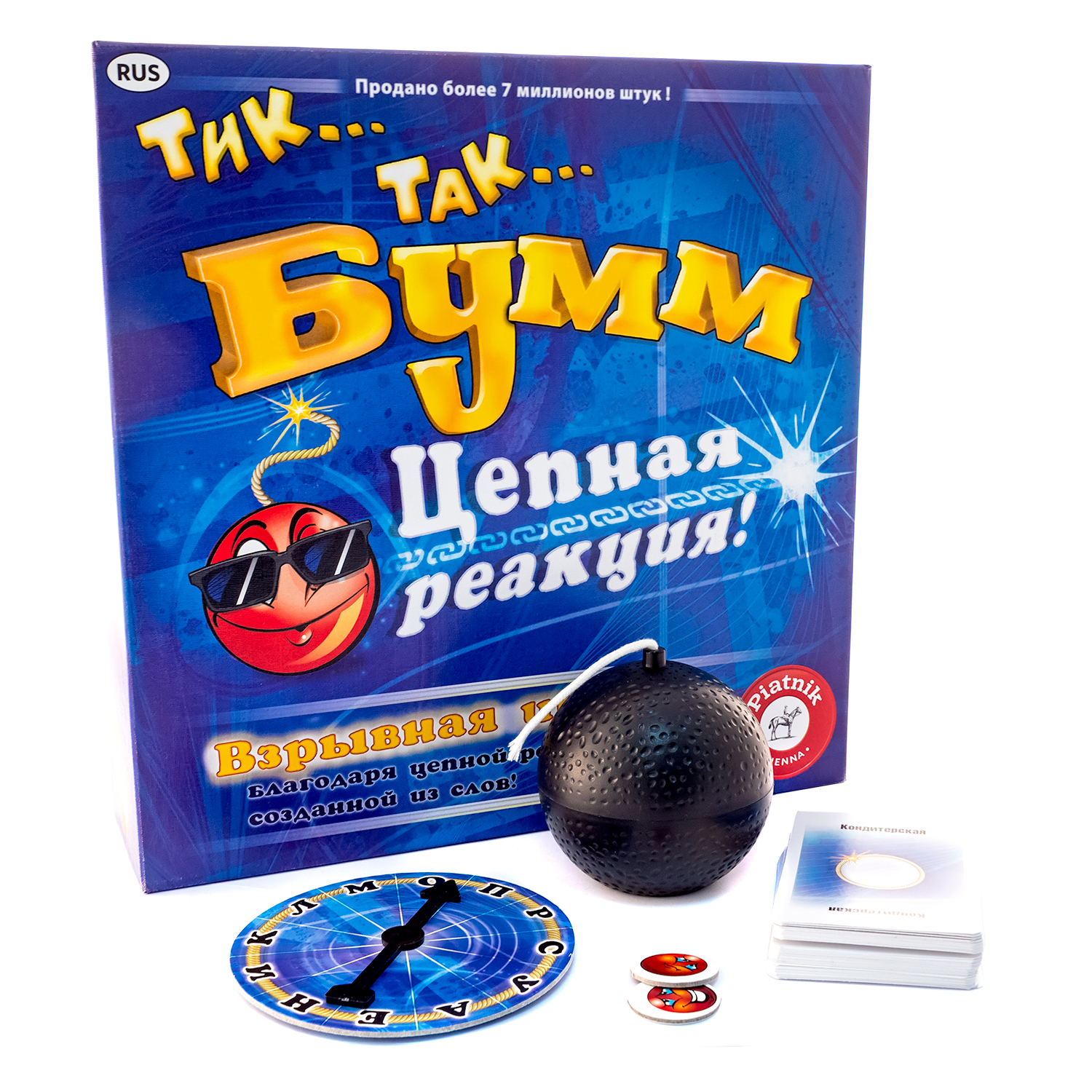 Настольная игра Piatnik Тик Так Бумм цепная реакция - фото 8