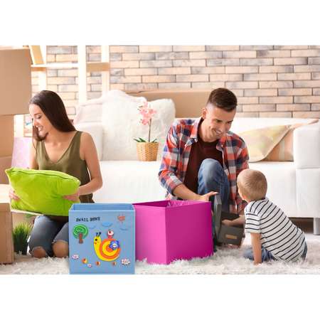 Кофр Handy Home с аппликацией Улитка