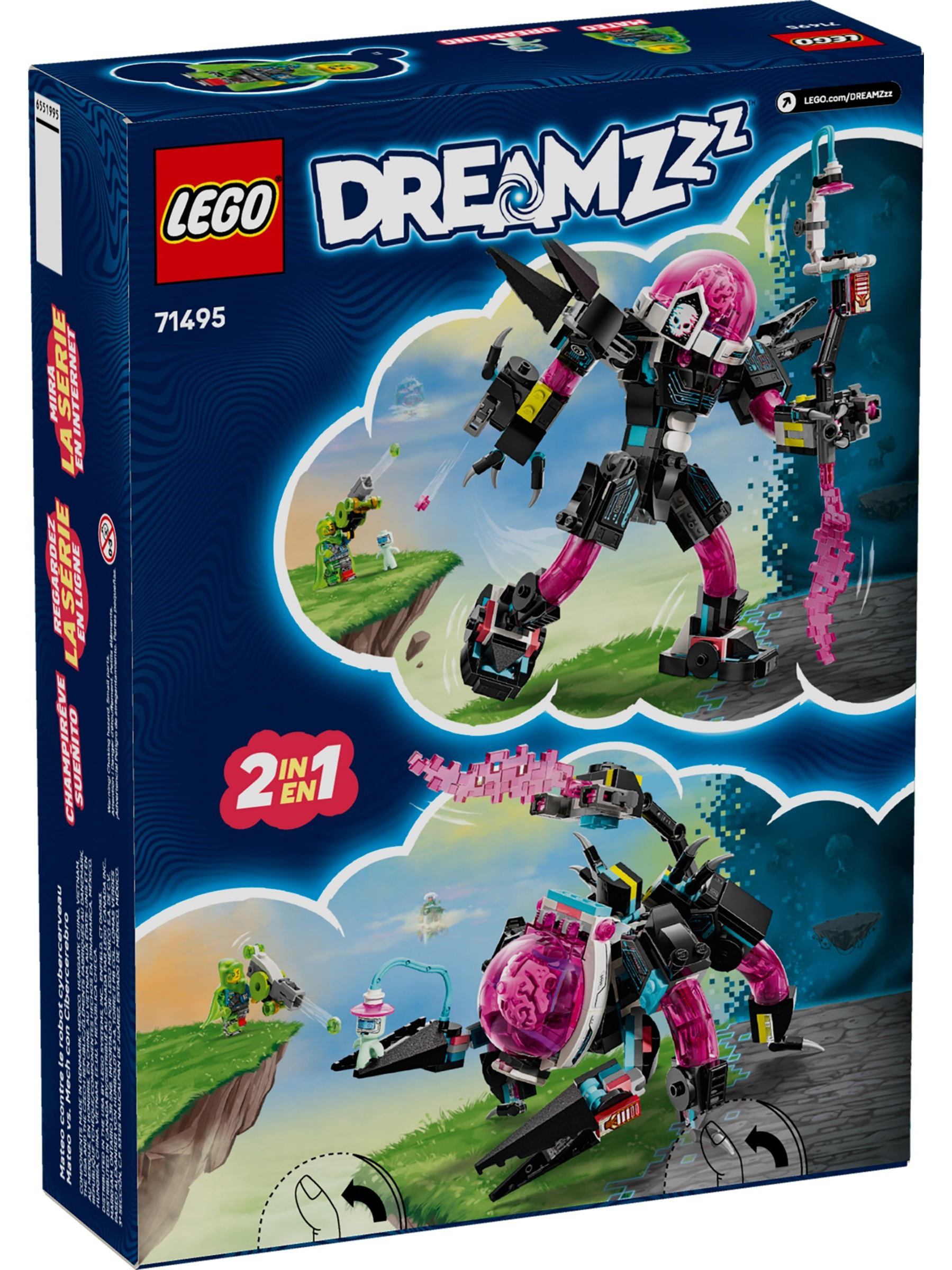 Конструктор LEGO DREAMZzz Матео против Кибермозга 368 дет. - фото 3