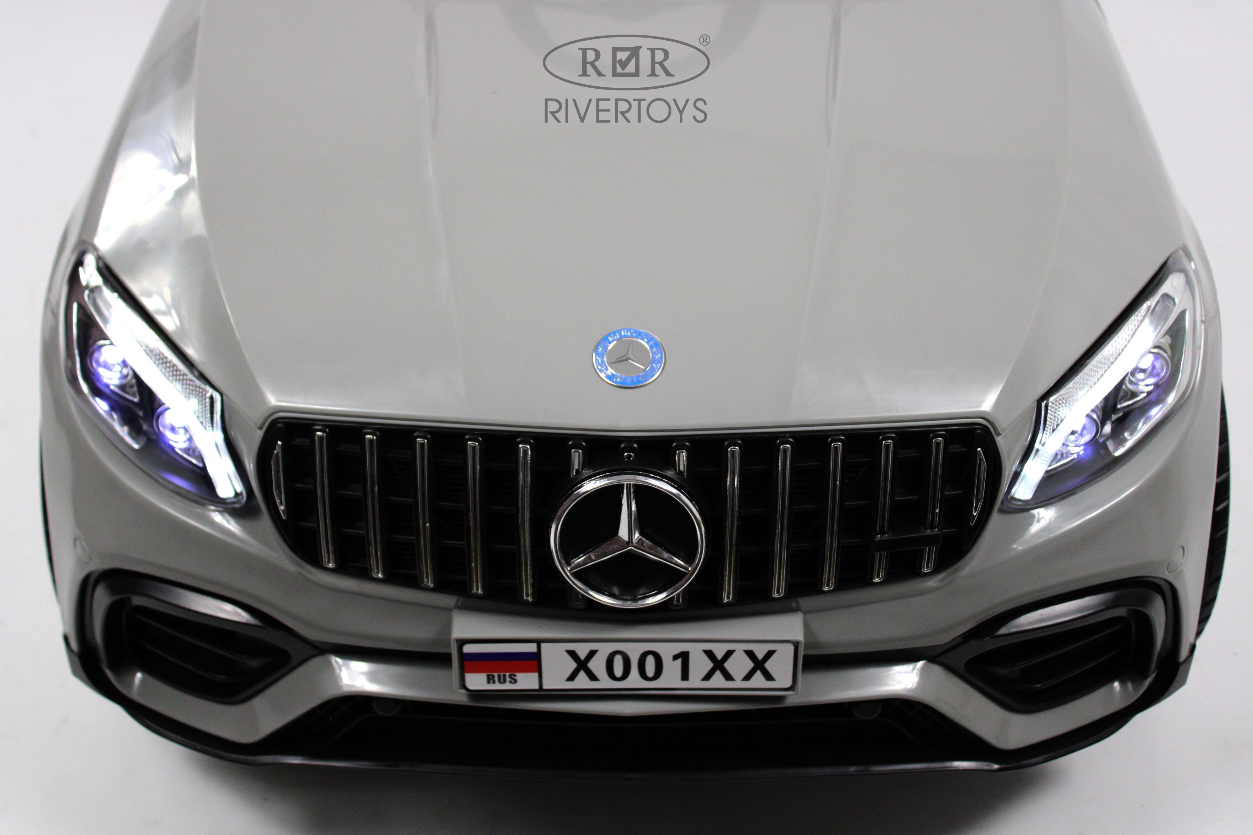 Электромобиль RIVERTOYS Mercedes X001XX-GREY С пультом ДУ - фото 2
