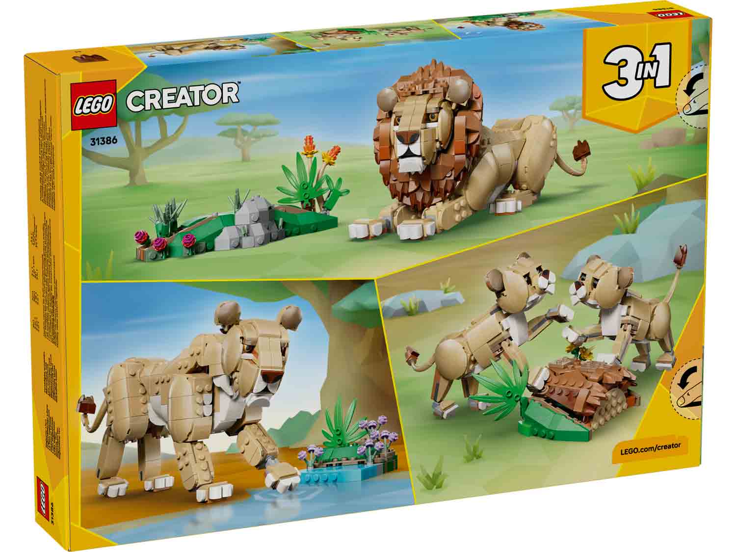 Конструктор LEGO Creator Величественный лев 839 дет. - фото 12
