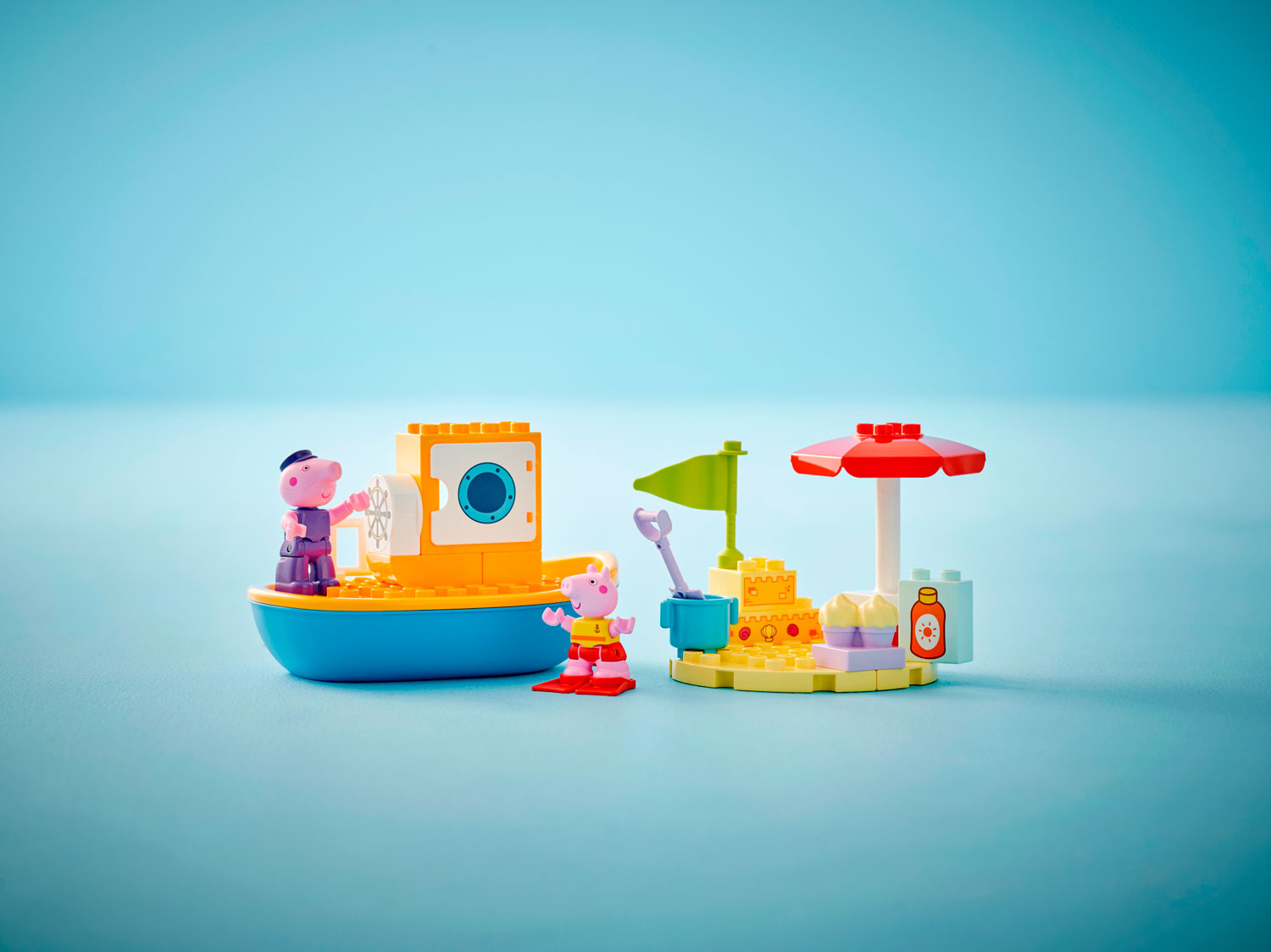 Конструктор LEGO DUPLO Свинка Пеппа на лодке 23 дет. - фото 6