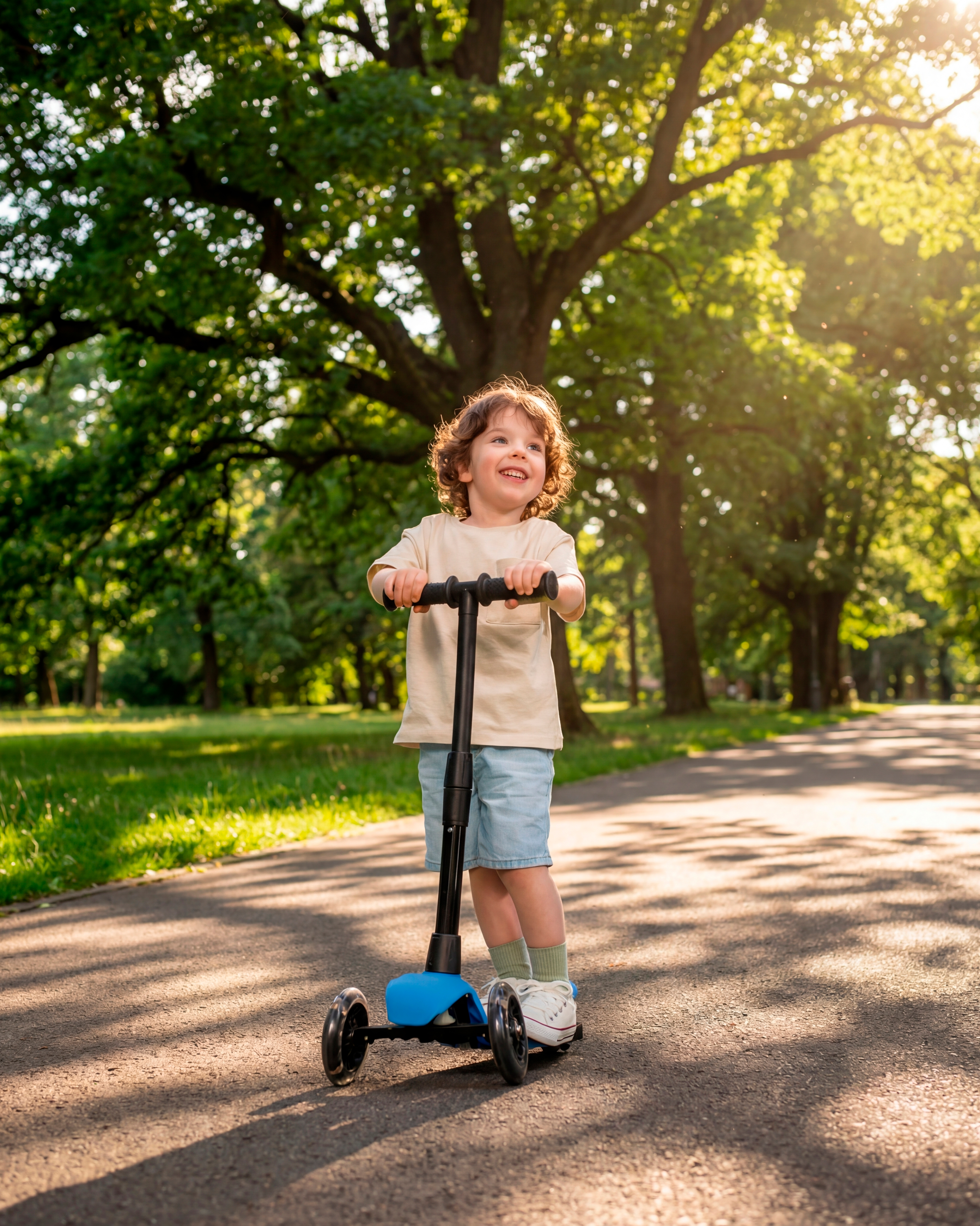 Самокат ZEBRA трехколесный - фото 2