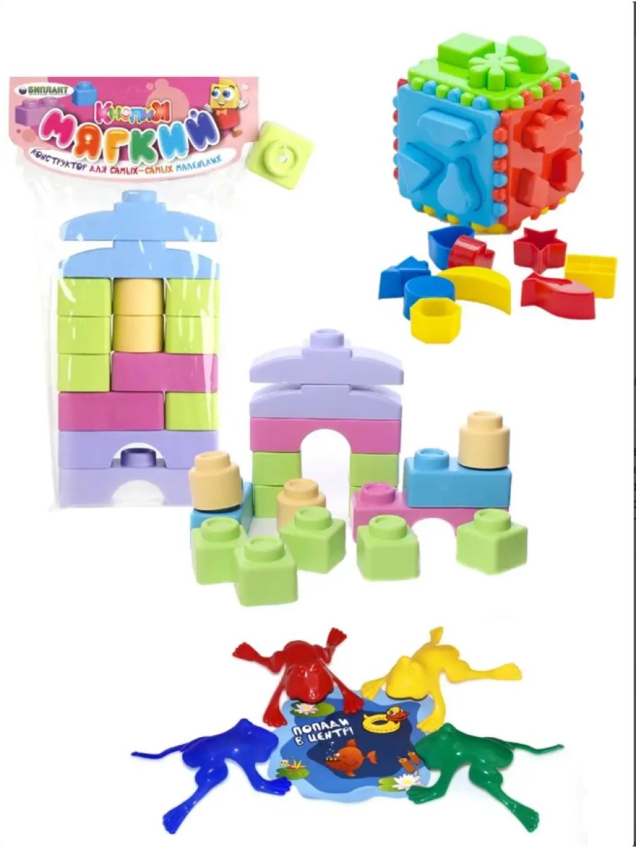 Конструктор ТЕБЕ ИГРУШКА из мини-блоков 14 дет. - фото 1