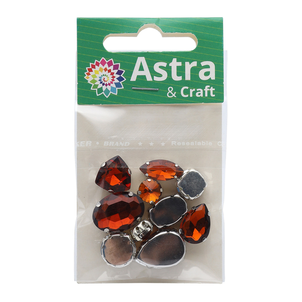 Набор для творчества Astra Craft аппликация Стразы для рукоделия 10 шт - фото 3