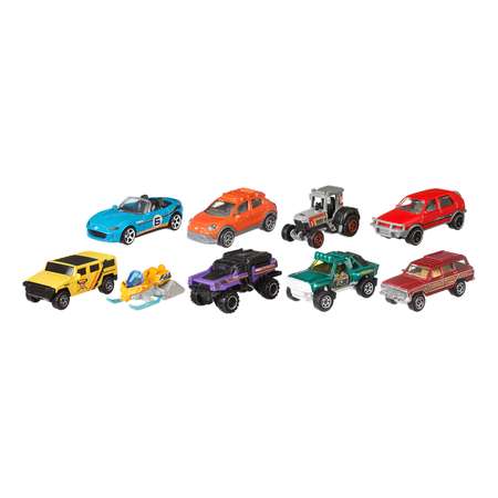 Игровой набор Matchbox 9 машин