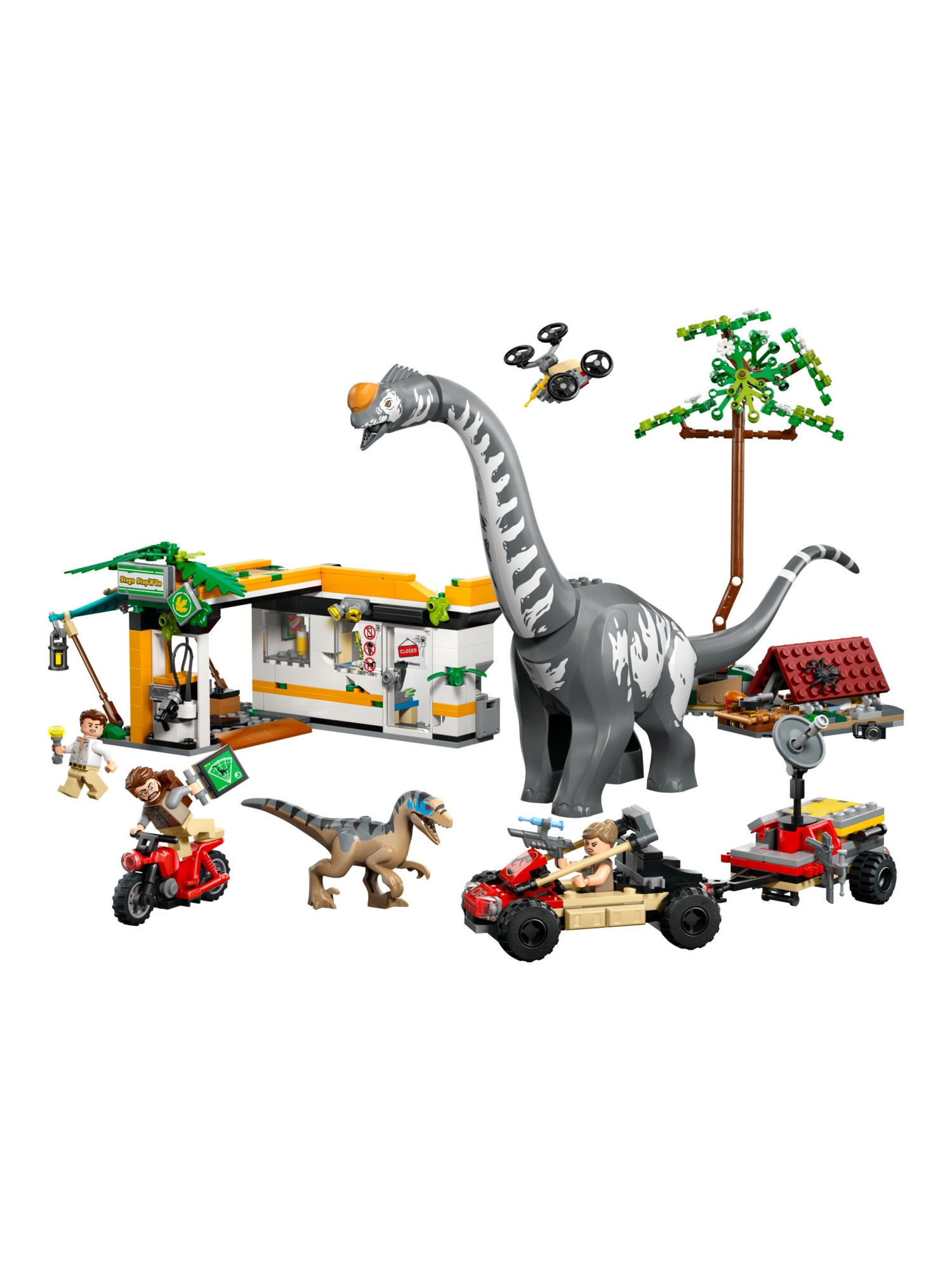 Конструктор LEGO Jurassic World Раптор и Титанозавр 582 дет. - фото 2
