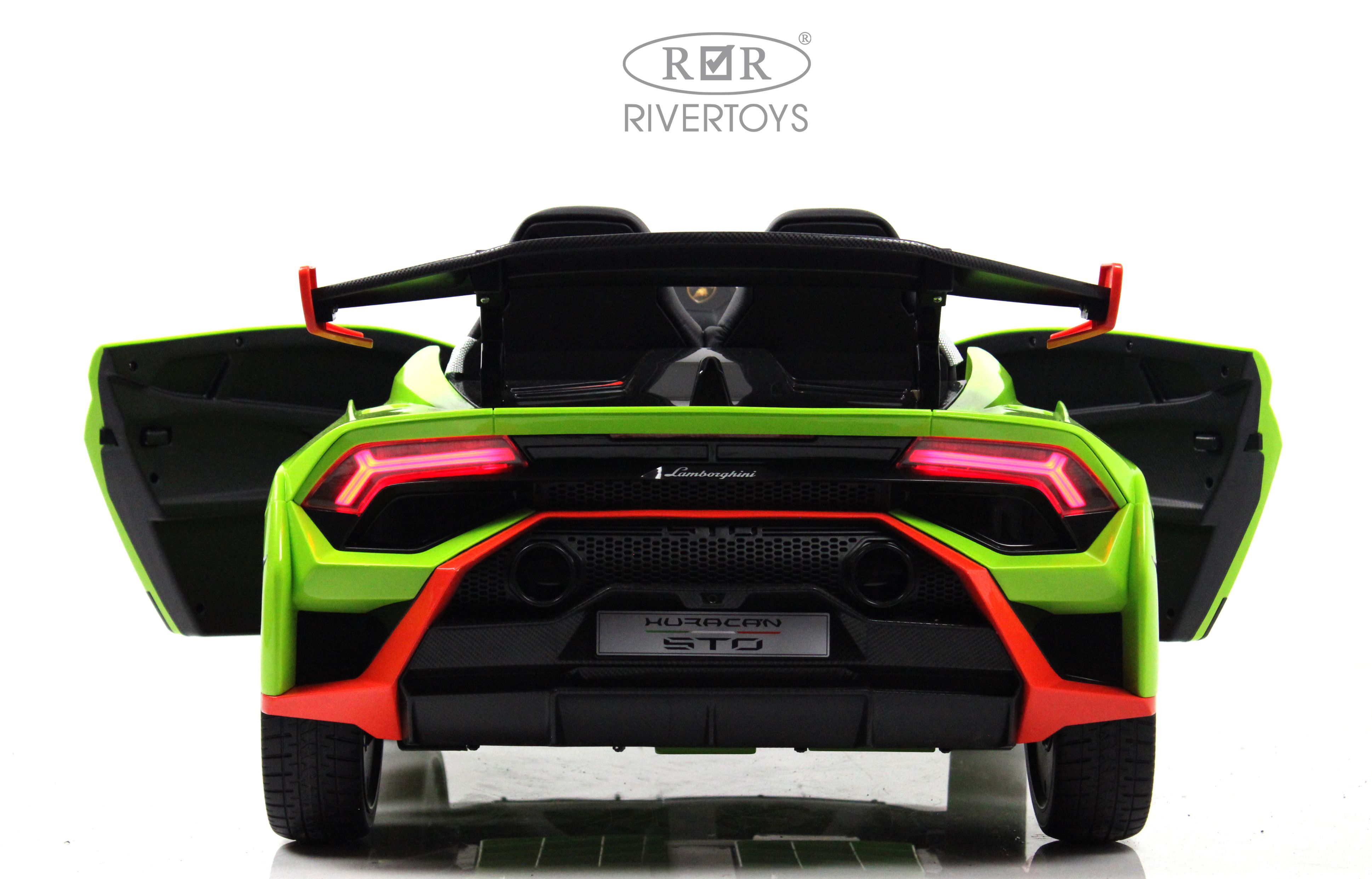 Электромобиль RIVERTOYS Lamborghini E888EE-GREEN С пультом ДУ - фото 10