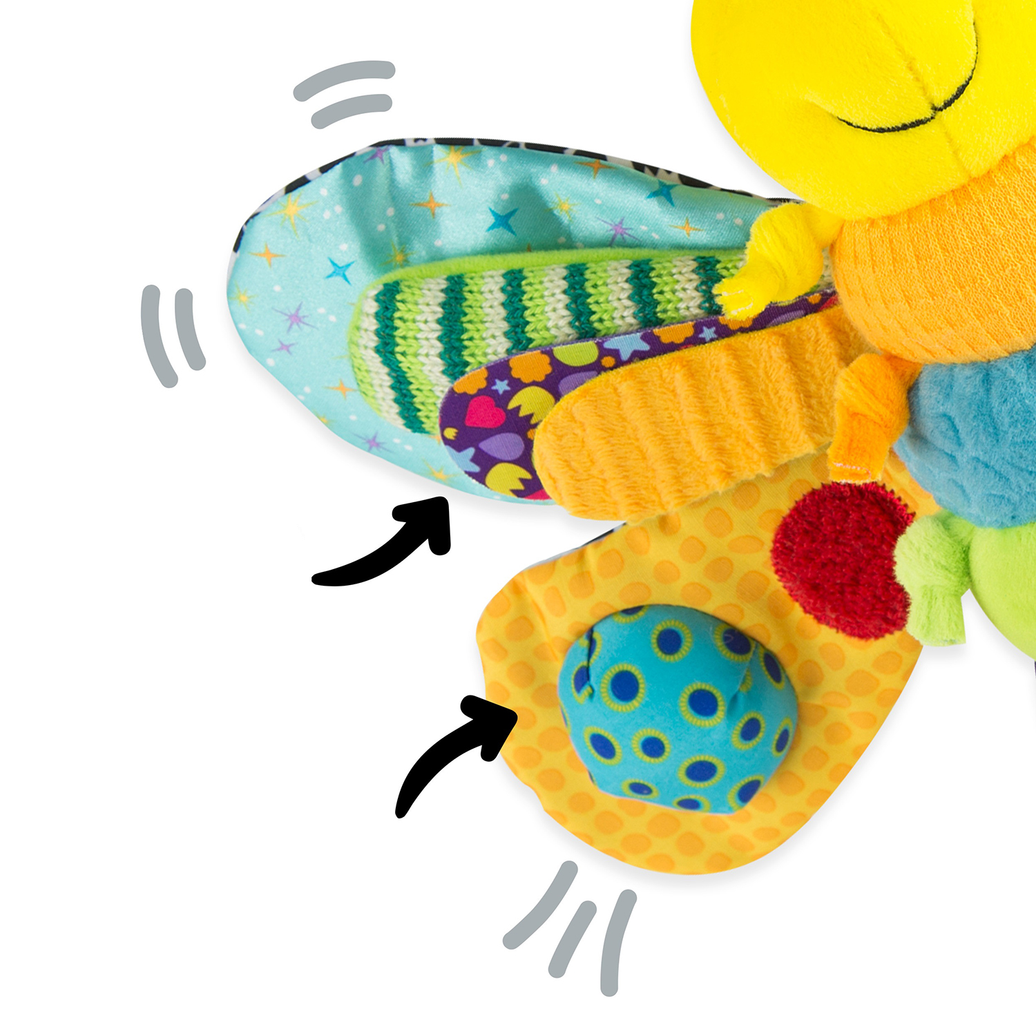Игрушка Lamaze подвеска Светлячок Фредди с подвесом - фото 5