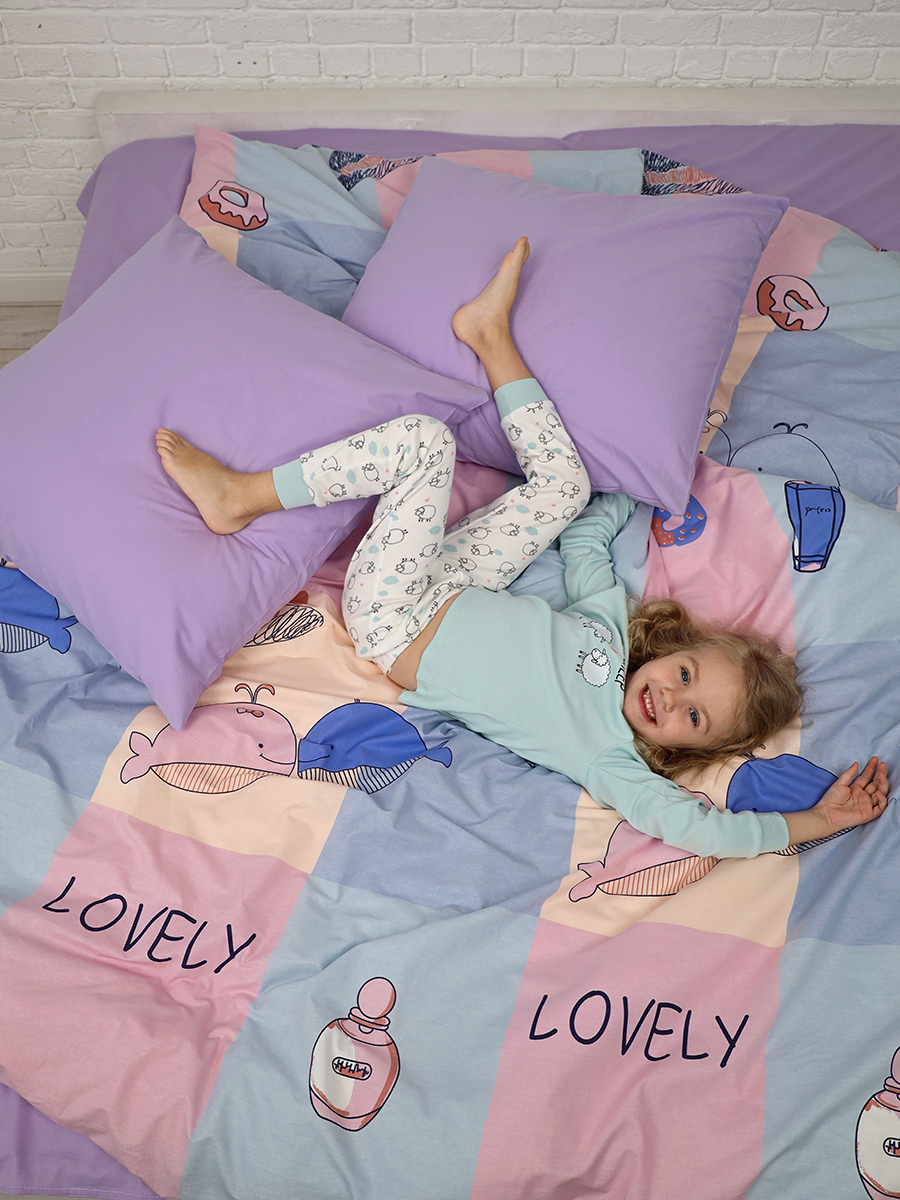 Комплект постельного белья BRAVO kids dreams Киты полутораспальный 3 предм. - фото 4