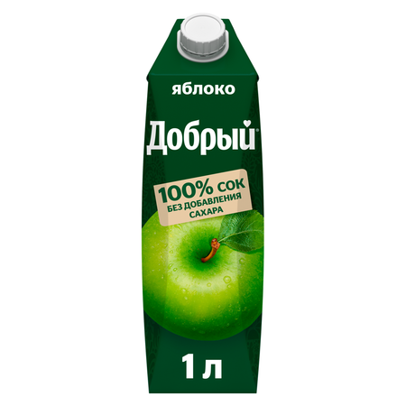 Сок Добрый Яблоко с 3 лет 1 л