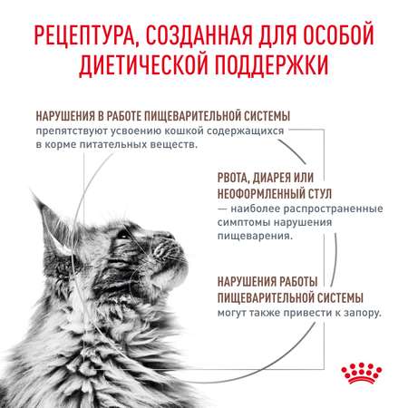 Корм для кошек ROYAL CANIN 350г Gastrointestinal Fibre Response
