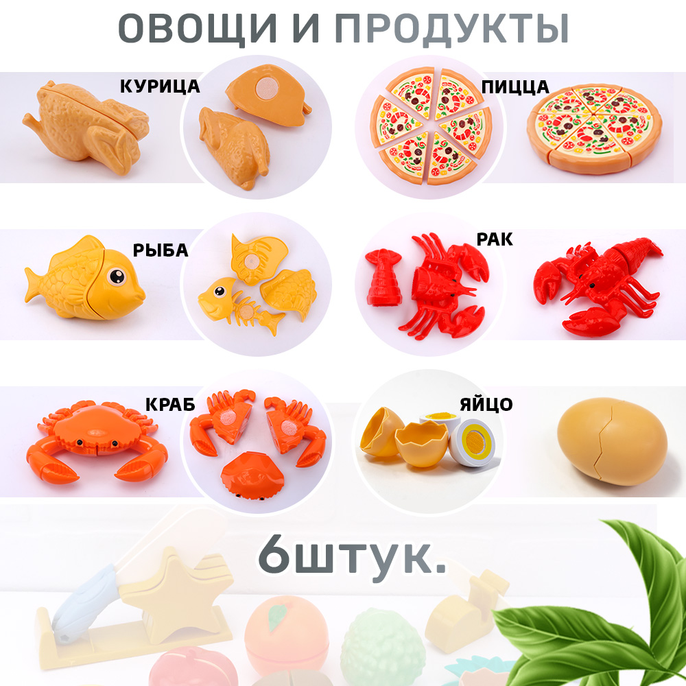 Игрушка TIPTOPOLIS продукты 24 предм. - фото 3