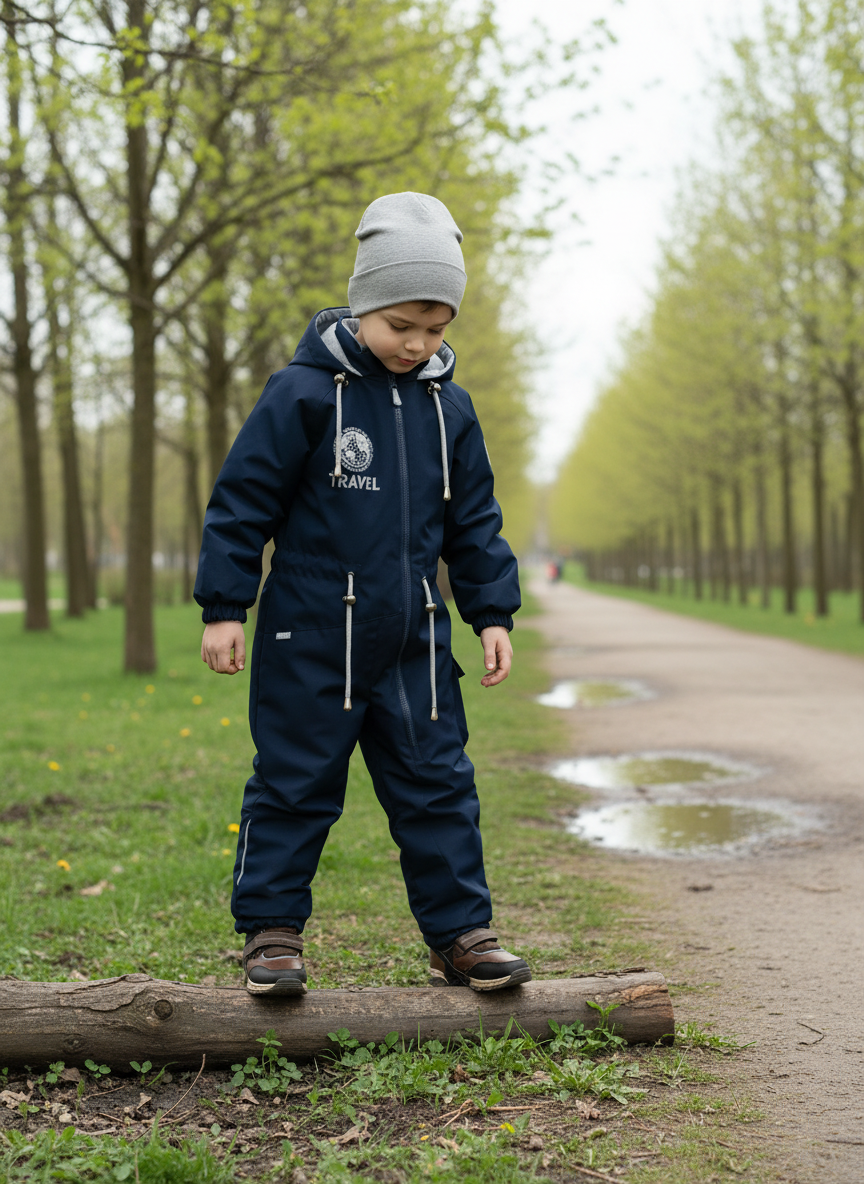 Комбинезон Arctic kids 30-029-синий - фото 2