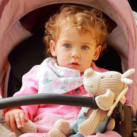 Нагрудник Babyono текстиль 2 шт. в ассортименте