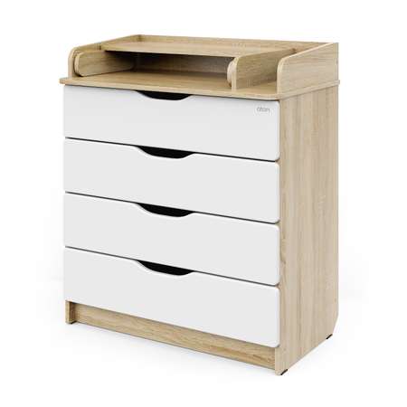 Пеленальный комод aton baby furniture Комод Сириус-2 Wood 804 дуб сонома