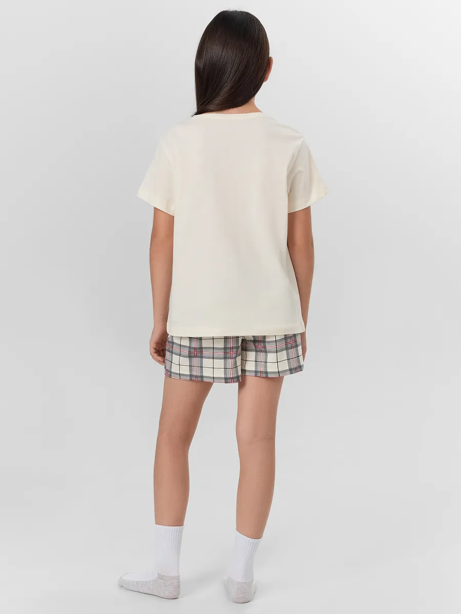 Пижама Mark Formelle (Марк Формэль) 567727/молочный +клетка на молочном - фото 5