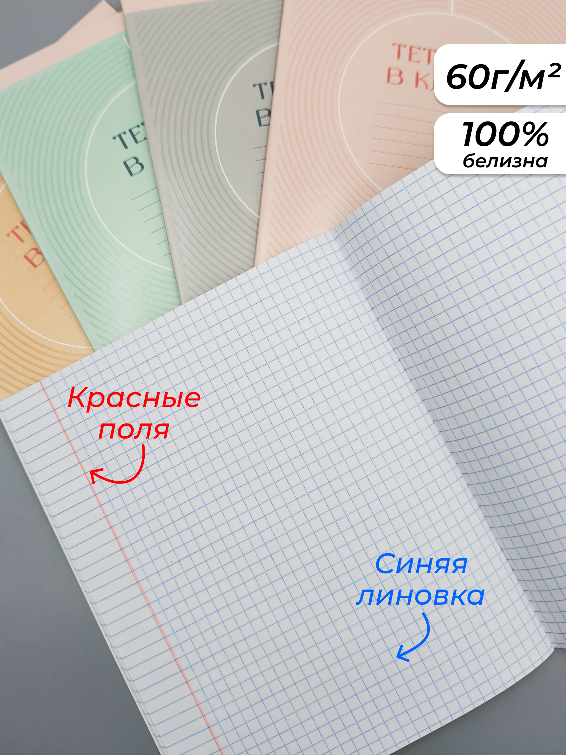 Тетрадь Listoff клетка 10 шт. - фото 2