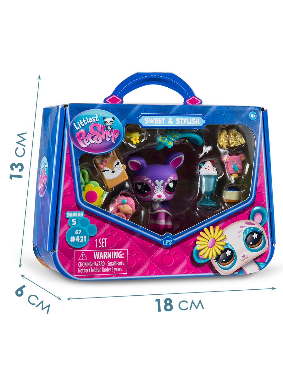 Игровой набор Littlest Pet Shop фигурка с аксессуарами Олень - фото 5