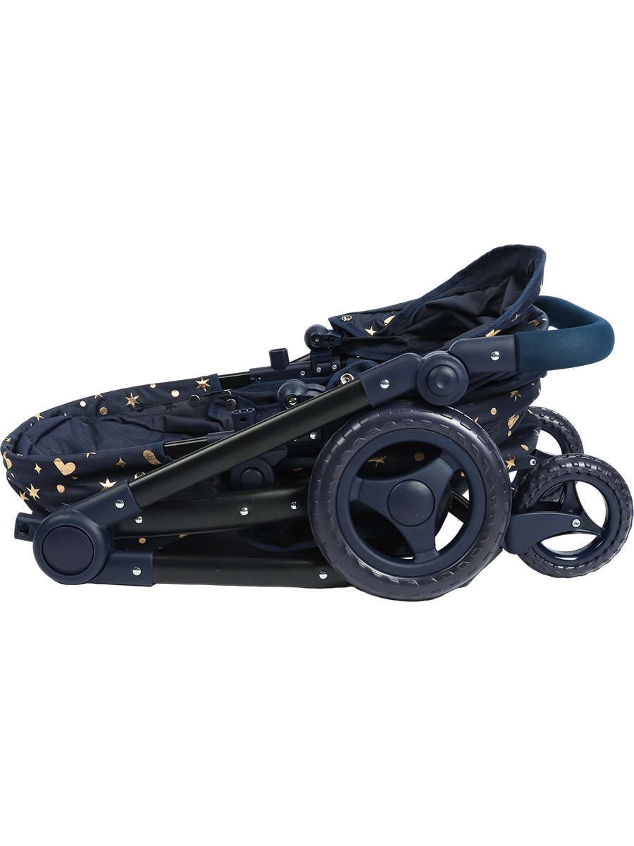 Коляска-трансформер для кукол Рыжий кот 9696-BS - фото 9