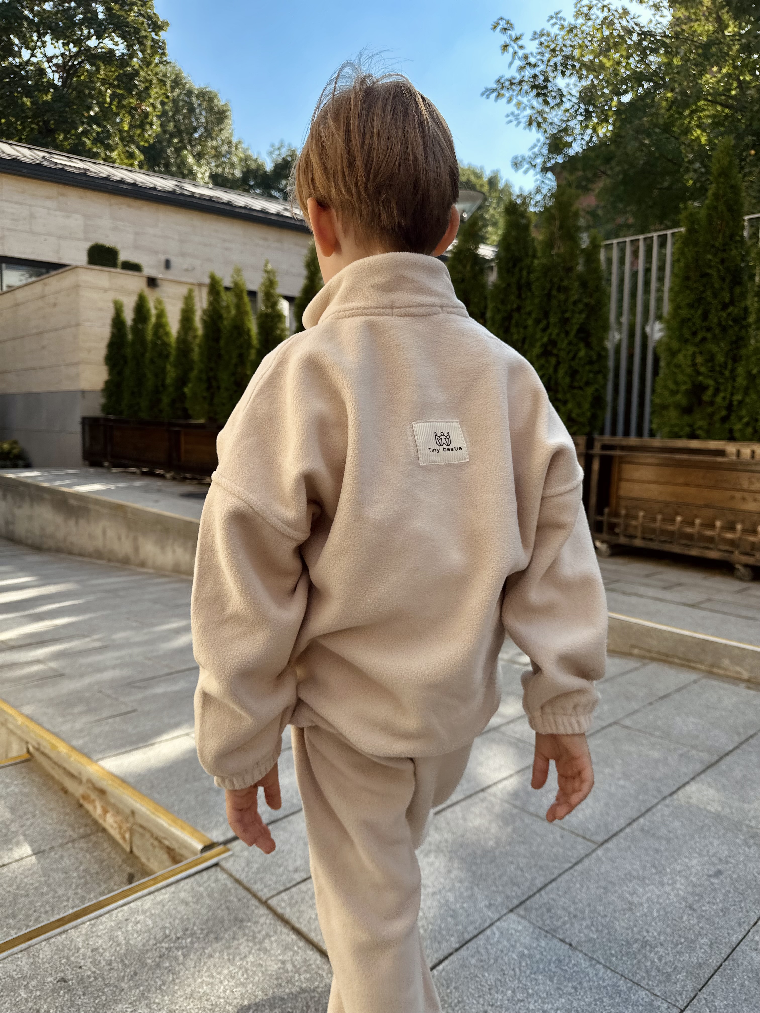 Костюм Tiny Bestie флис беж - фото 3