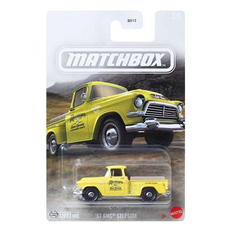 Автомобиль Matchbox 57 GMC Stepside 1:64 желтый