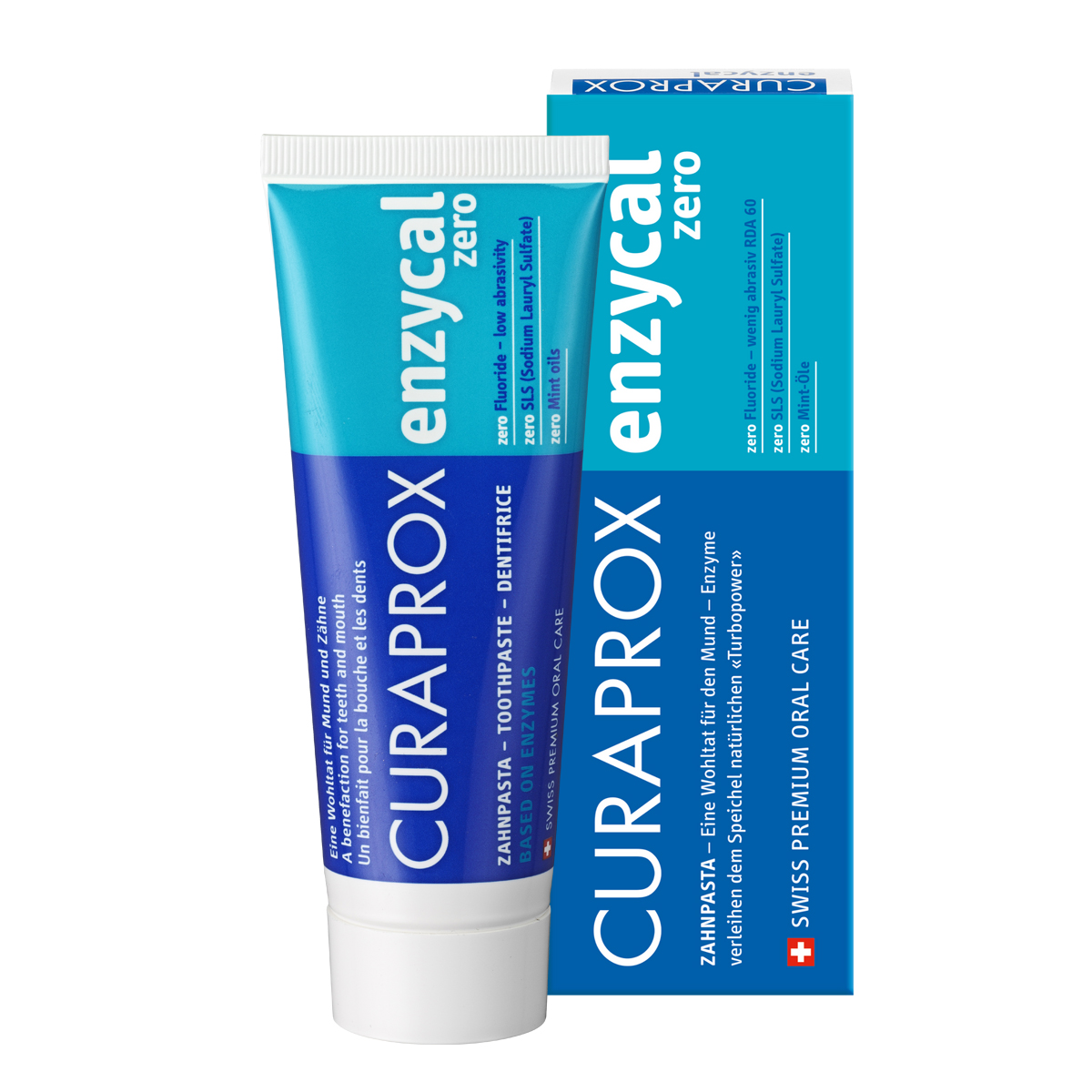Зубная паста Curaprox без фтора без отдушки - фото 1