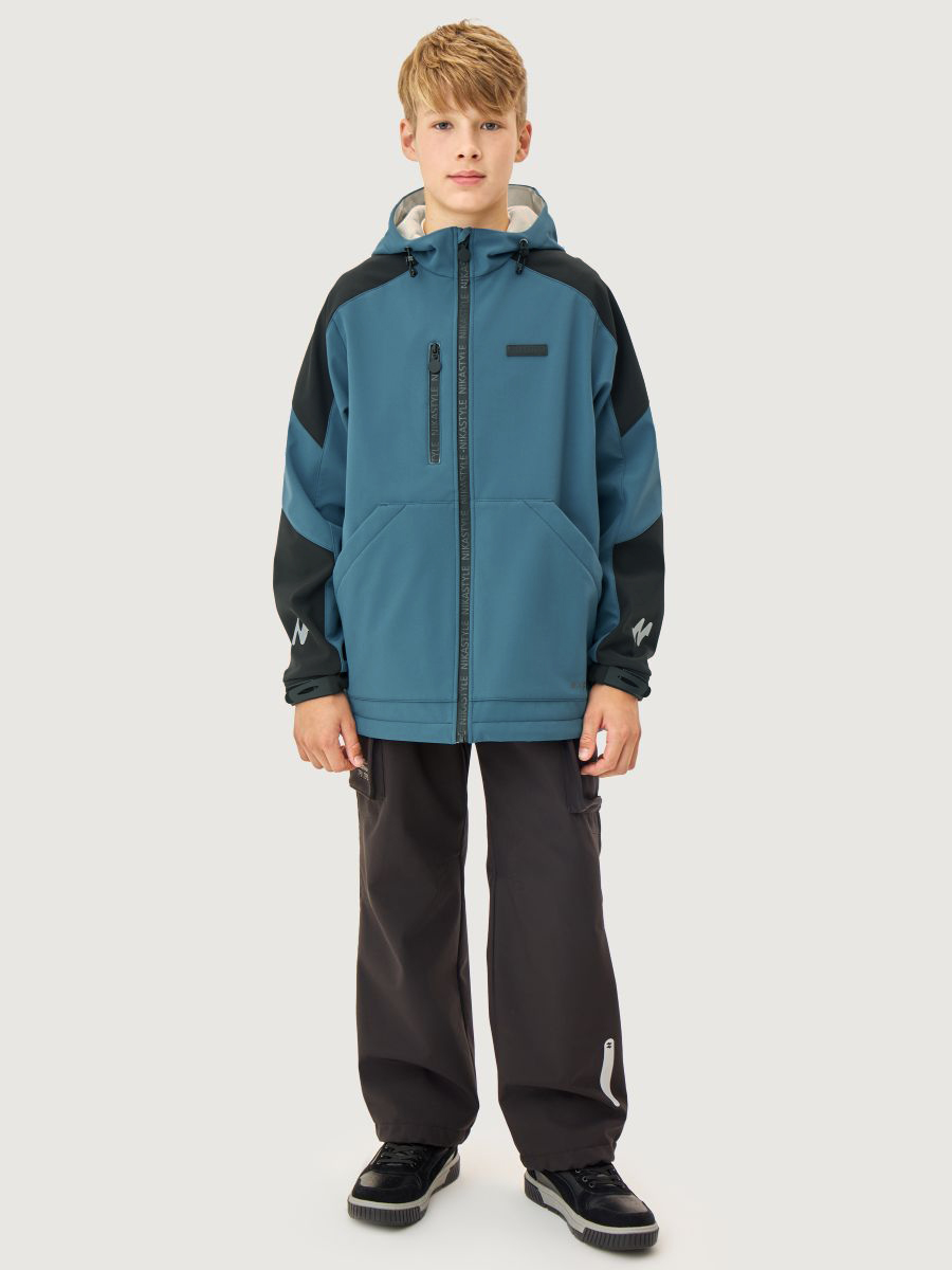 Ветровка NIKASTYLE 4л15726 деним/черный - фото 8