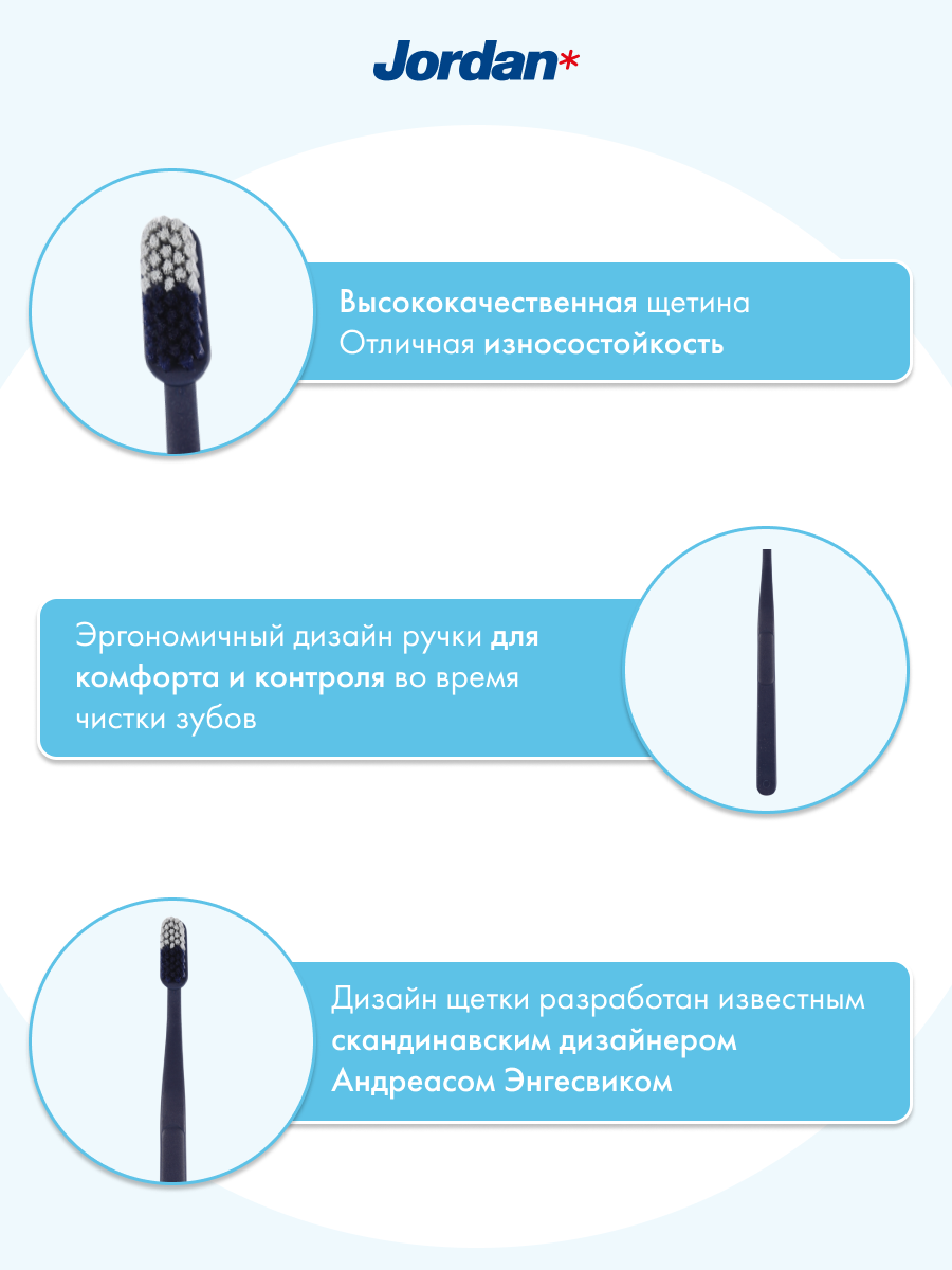 Зубная щетка классическая Jordan - фото 2