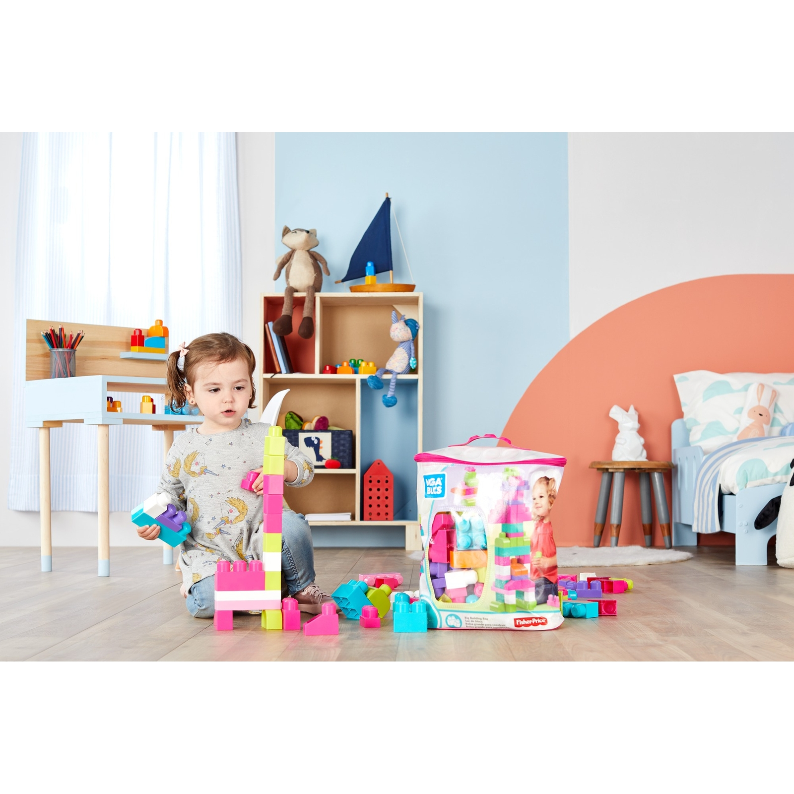 Конструктор Mega Bloks First Builders 60 дет. - фото 26