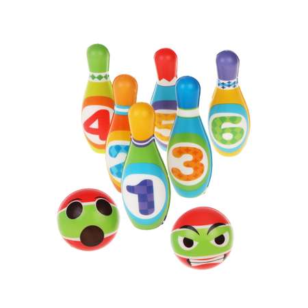 Набор для игры в боулинг Наша Игрушка кегли 6 шт., мячи 2 шт.