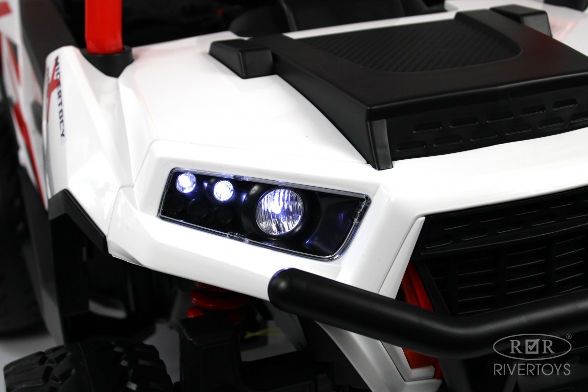 Электромобиль RIVERTOYS F888FF-A-4WD-RED С пультом ДУ - фото 6