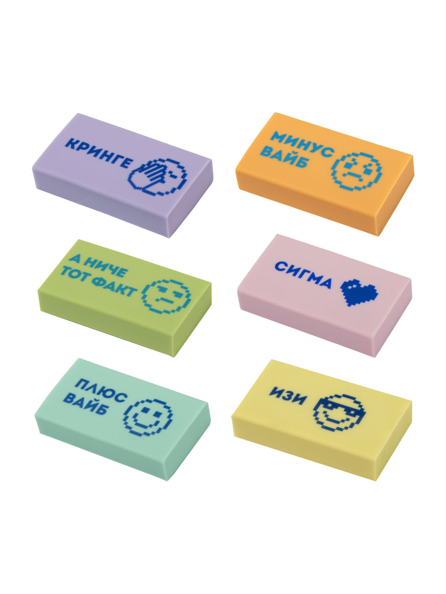 Ластик Funster забавные фразы 6 шт. - фото 11