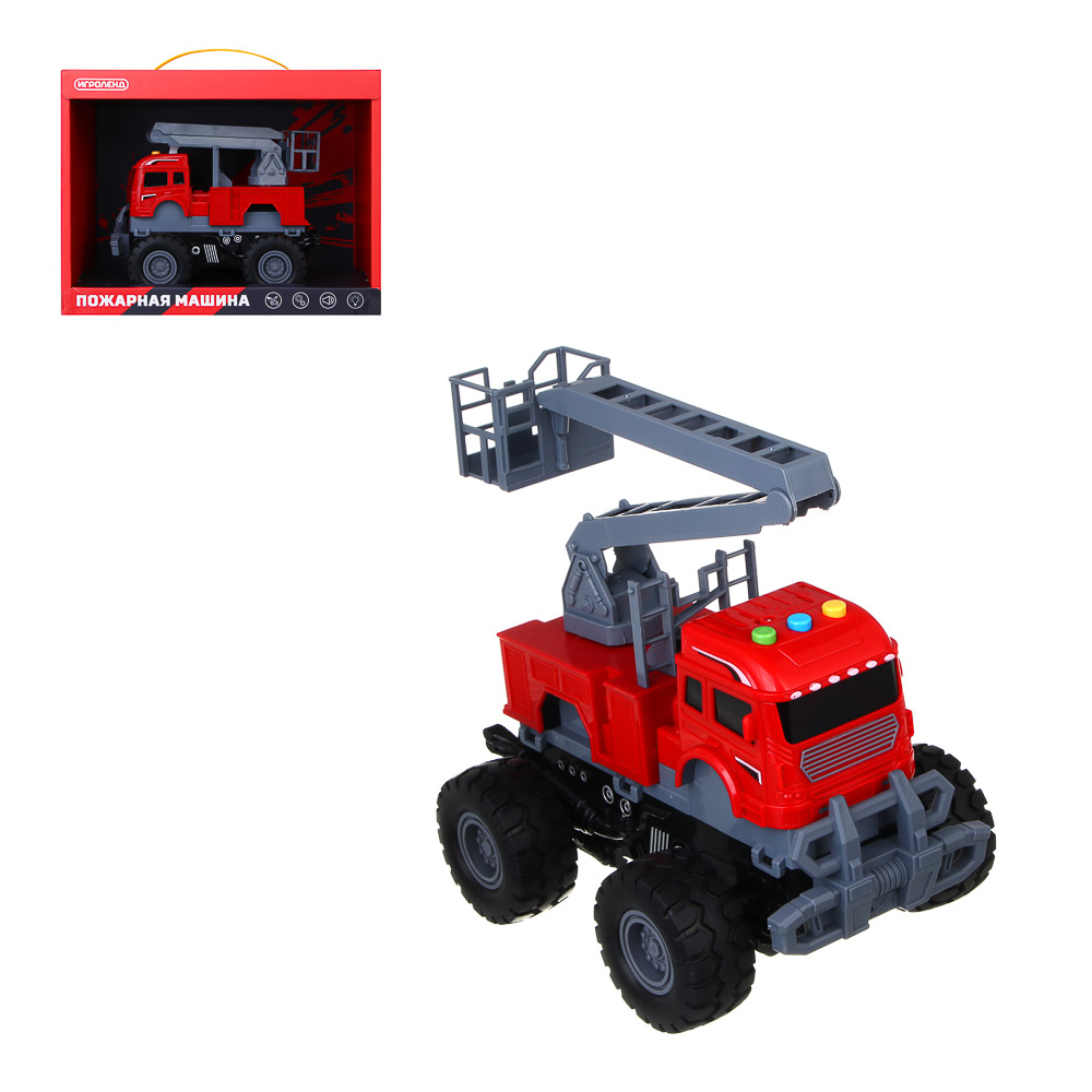 Пожарная машина Игроленд со светом и звуком 292-446 - фото 1