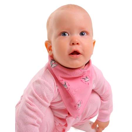 Нагрудник LeeLuckBaby текстиль 4 шт.