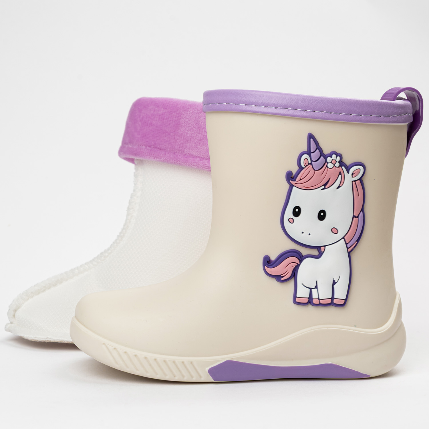 Резиновые сапоги TikkaGo 7B03_2025-03_white-lilac - фото 7