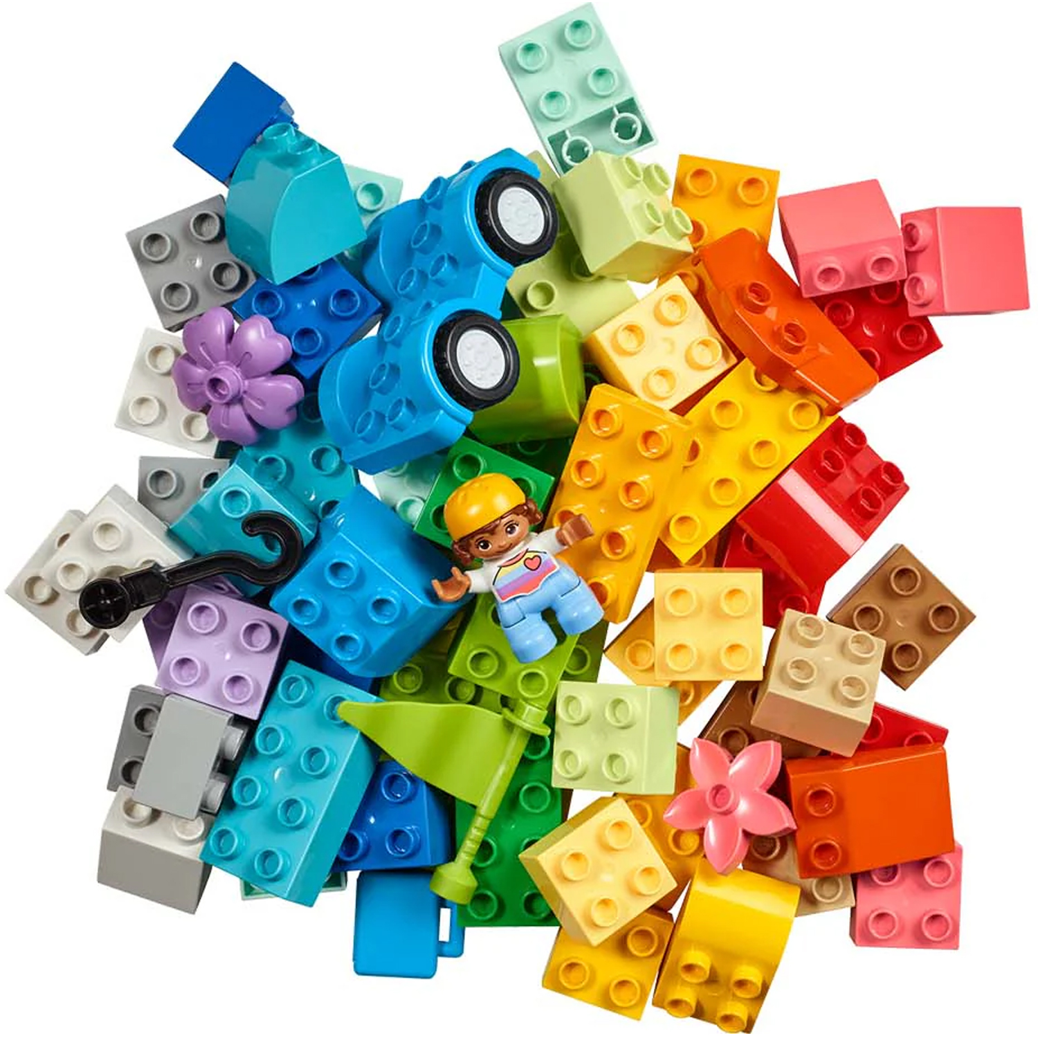 Конструктор LEGO DUPLO Коробка с кубиками 80 дет. - фото 13