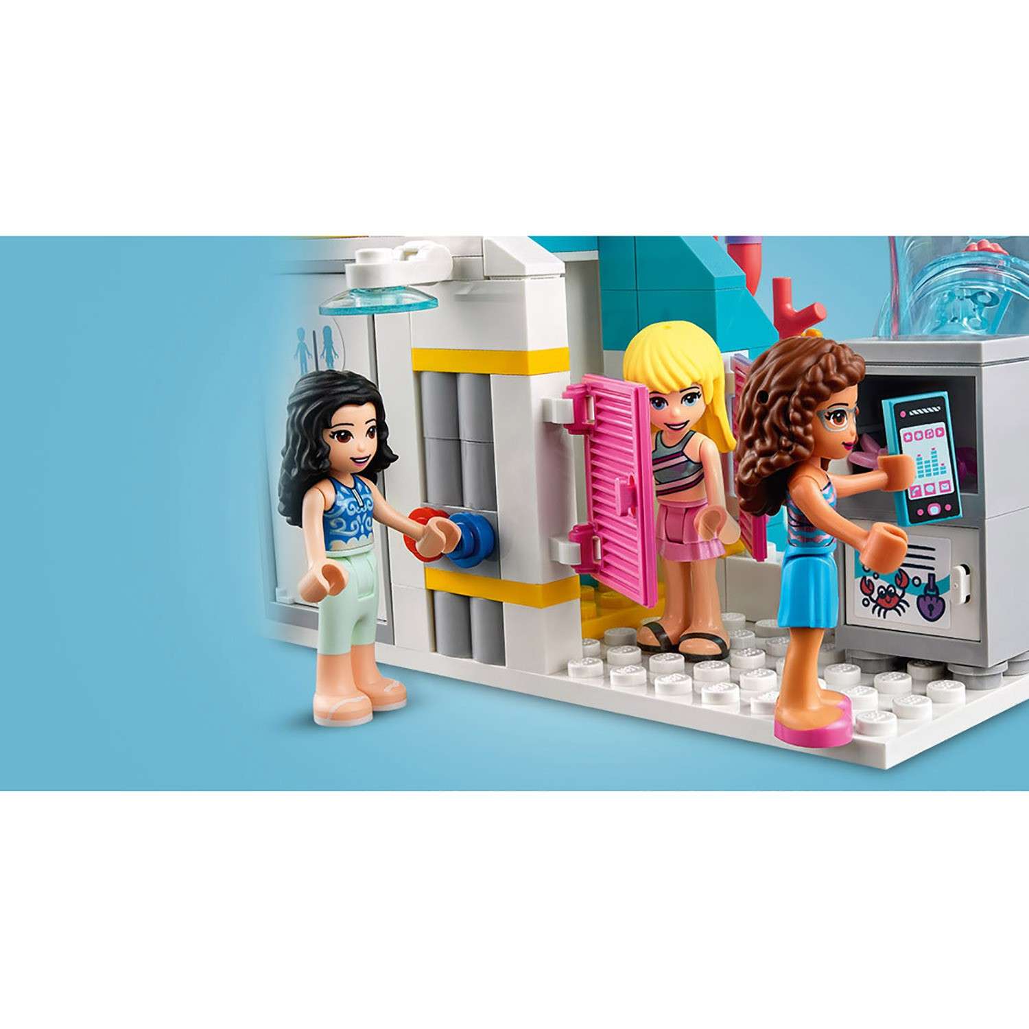Конструктор LEGO Friends Летний аквапарк блочный - фото 9