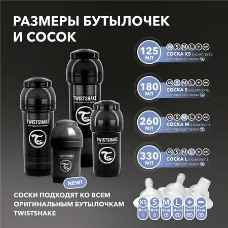 Бутылочка Twistshake Anti-Colic 125 мл 1 шт.